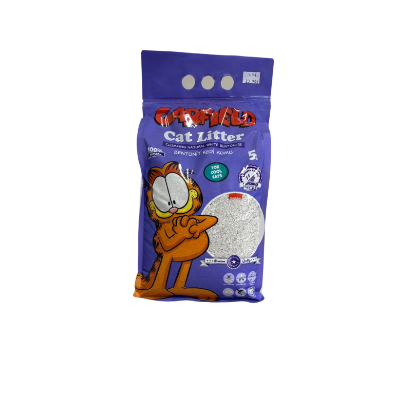 Garfield żwirek bentonit lawenda 5l | Garfield