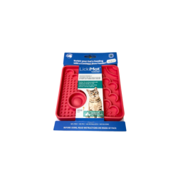 Lickimat Mata do lizania buddy różowa 20×20cm | Lickimat