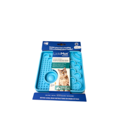 Lickimat Mata do lizania Catster błękitna 22×15cm | Lickimat