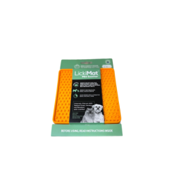 Lickimat Mata do lizania Soother pomarańczowa 20×20cm | Lickimat