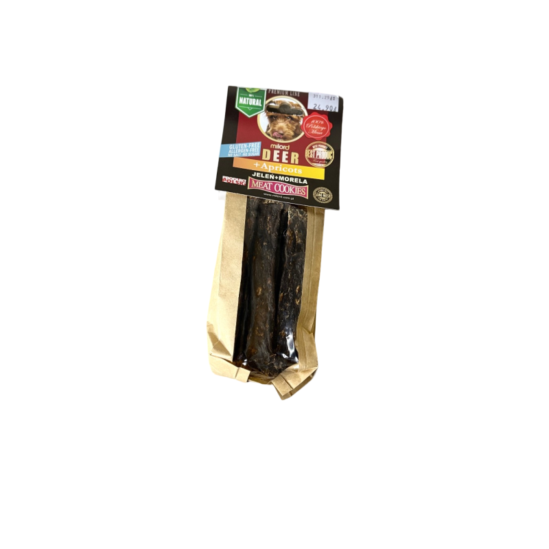 Milord Przysmak jeleń z morela 80g | Milord