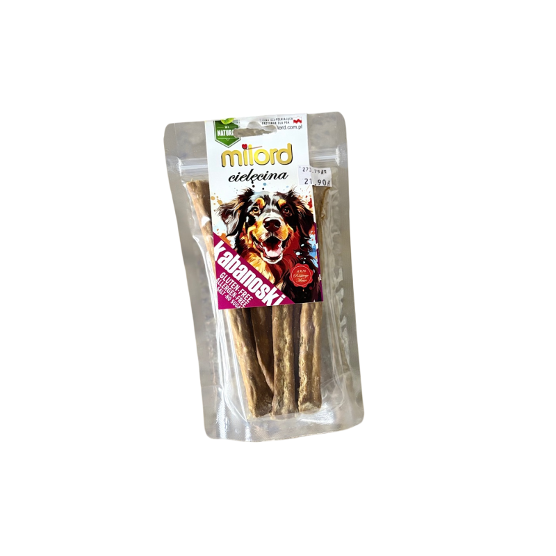 Milord Przysmak kabanoski cielęcina 80g | Milord