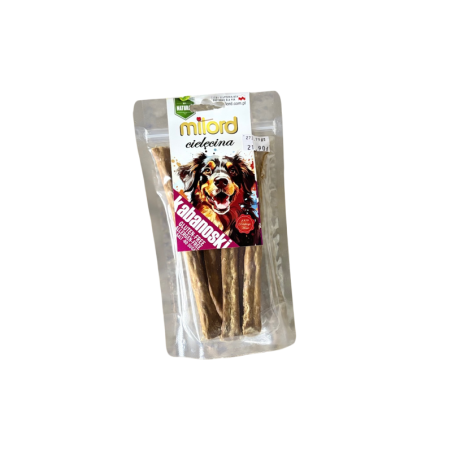 Milord Przysmak kabanoski cielęcina 80g | Milord