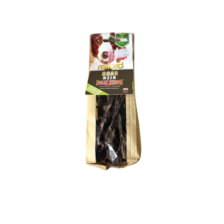 Milord Przysmak dzik w paskach 80g | Milord