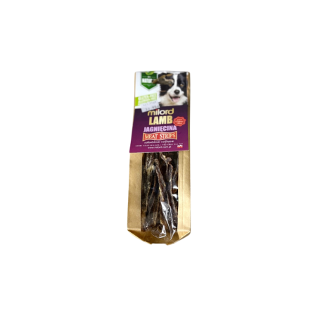 Milord Przysmak jagnięcina w paskach 80g | Milord