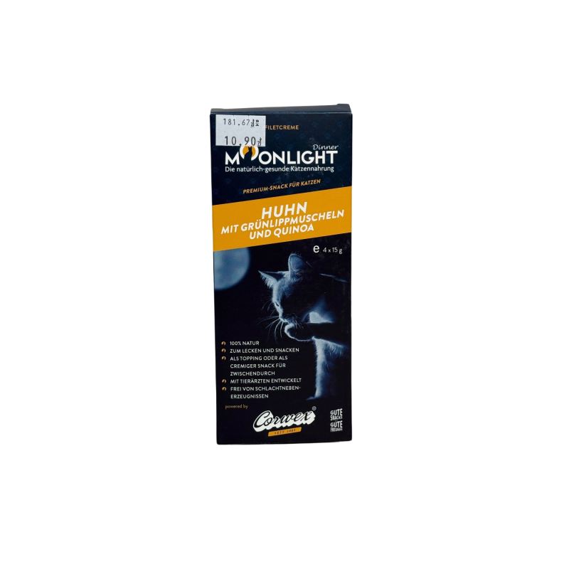 Moonlight Dinner Creme kurczak z omułkiem i komosą 4×15g | Moonlight Dinner