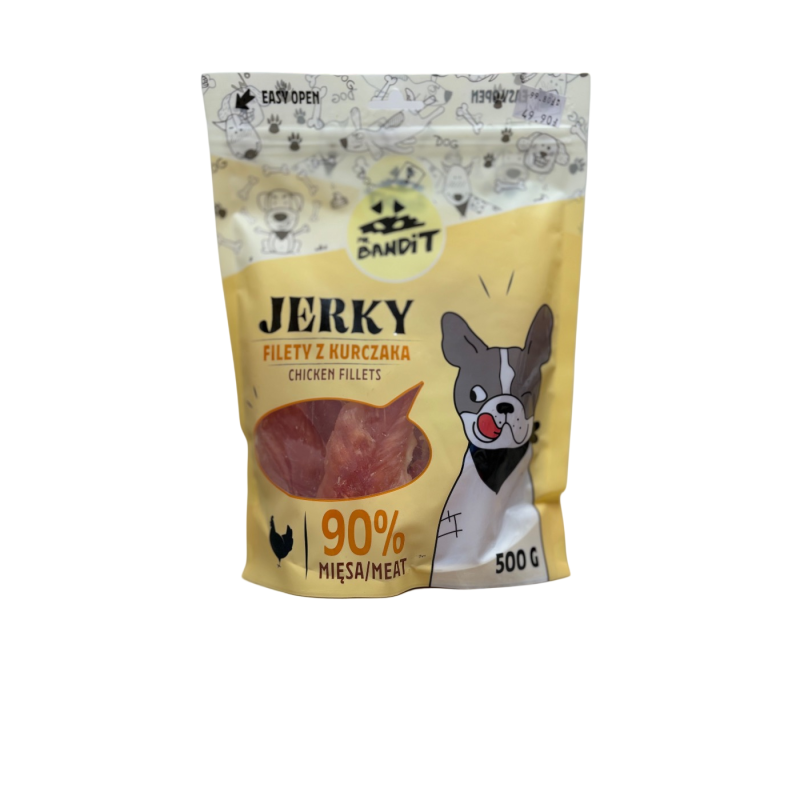 Mr. Bandit Jerky filety z kurczaka 500g | Mr. Bandit
