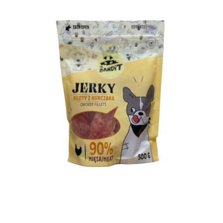 Mr. Bandit Jerky filety z kurczaka 500g | Mr. Bandit