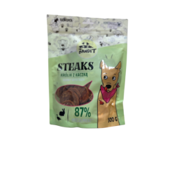 Mr. Bandit Steaks królik z kaczką 500g | Mr. Bandit