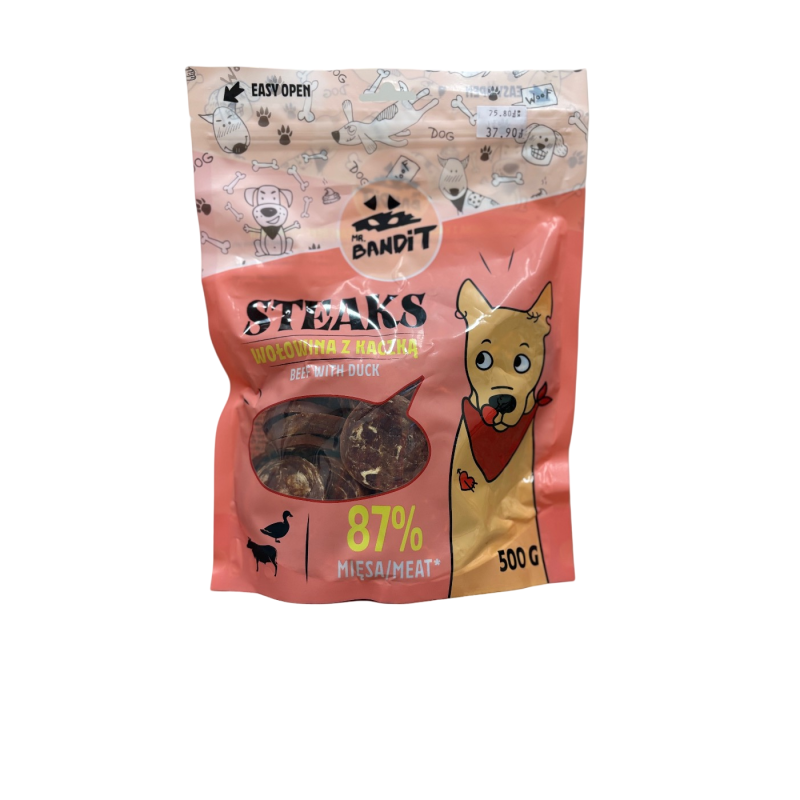 Mr. Bandit Steaks wołowina z kaczką 500g | Mr. Bandit