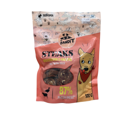 Mr. Bandit Steaks wołowina z kaczką 500g | Mr. Bandit