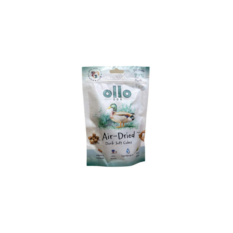 Ollo Air Dried Duck Cubes 80g | Ollo