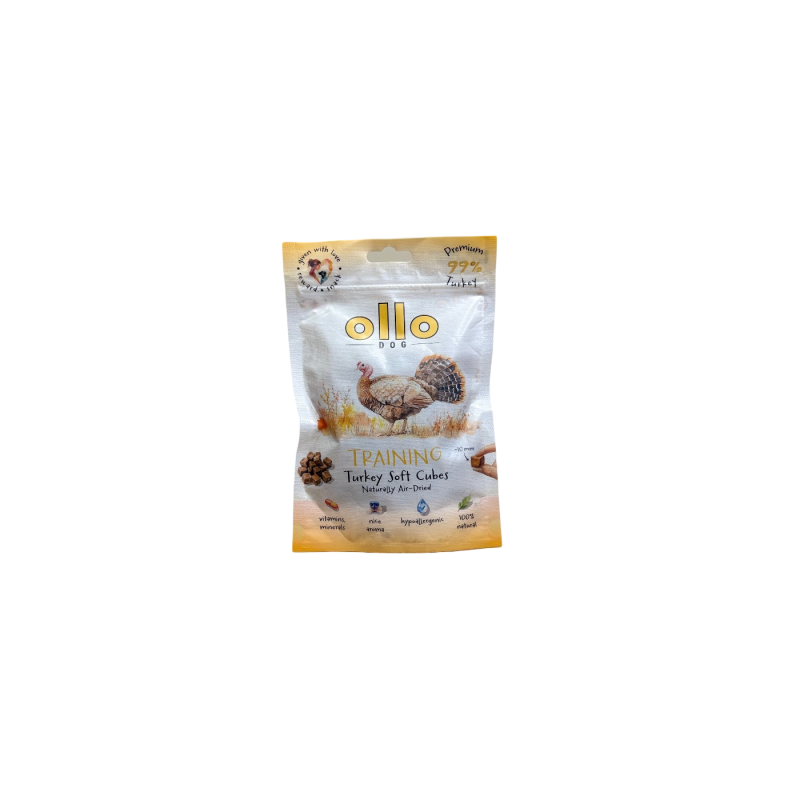 Ollo Air Dried Soft Cubes Indyk 80g | Ollo