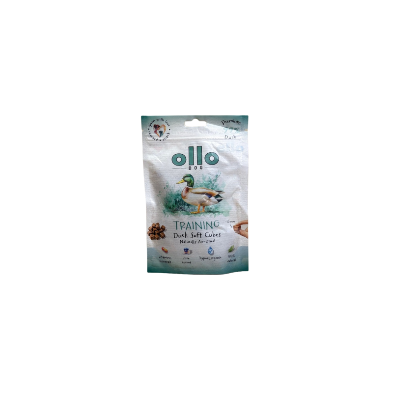Ollo Air Dried Soft Cubes Kaczka 80g | Ollo