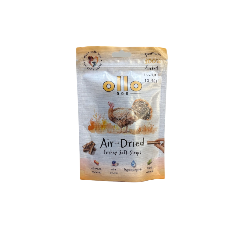 Ollo Air Dried Paski Indyk 80g | Ollo
