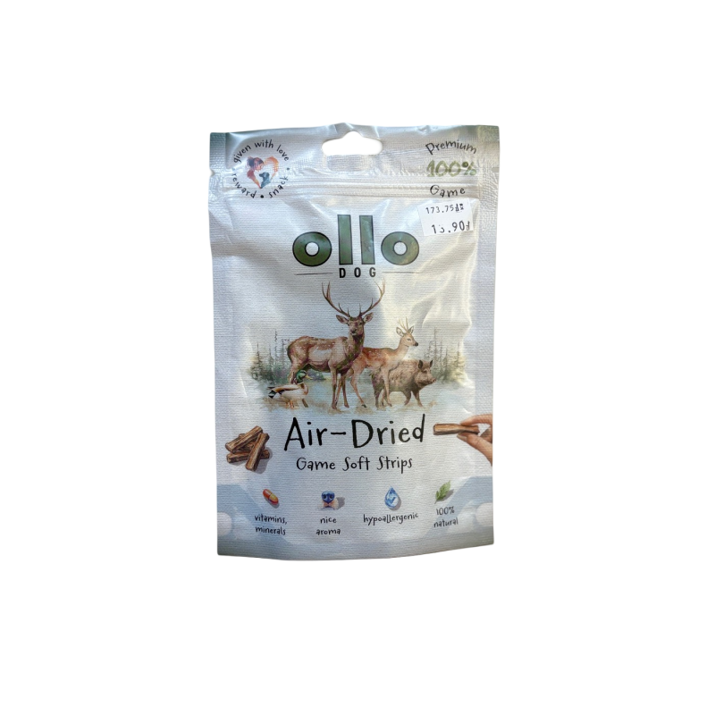 Ollo Air Dried Paski Jeleń 80g | Ollo