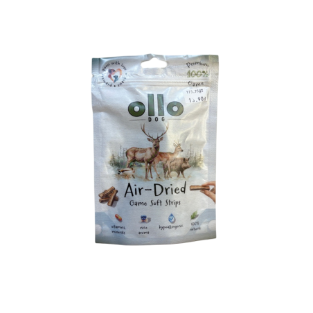 Ollo Air Dried Paski Jeleń 80g | Ollo