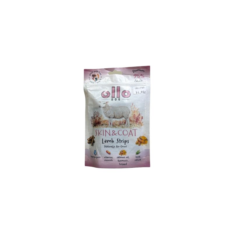 Ollo Skin&Coat Paski Jagnięcina 80g | Ollo