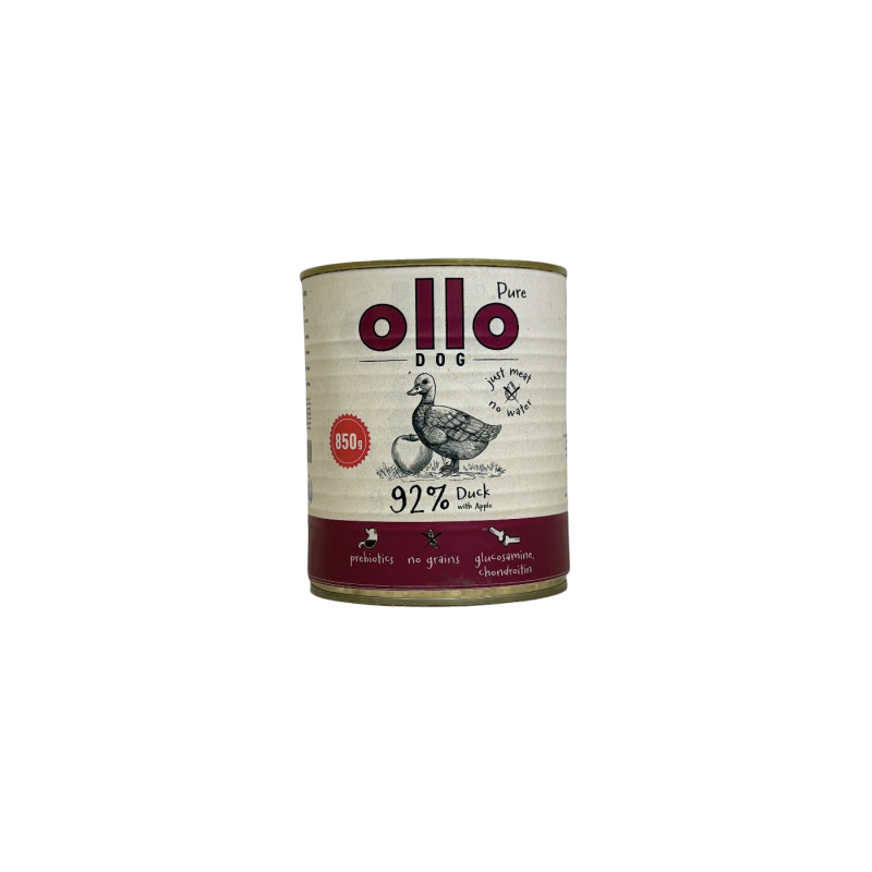Ollo Pure Kaczka z Jabłkiem 850g | Ollo