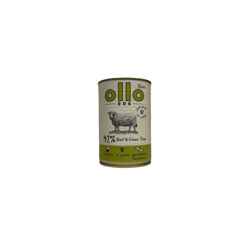 Ollo Pure Wołowina i Żwacz Zielony 400g | Ollo