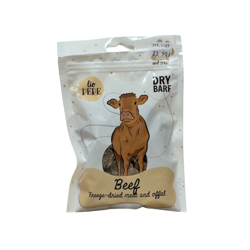 Pepe Liofilizowane mięso wołowe 60g | Pepe