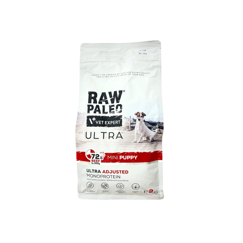 Raw Paleo Ultra Beef Mini Puppy 2 kg | Raw Paleo