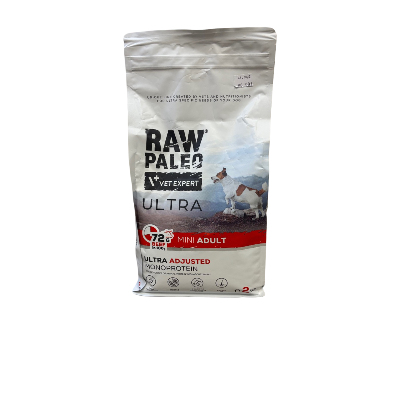 Raw Paleo Ultra Beef Mini Adult 2 kg | Raw Paleo