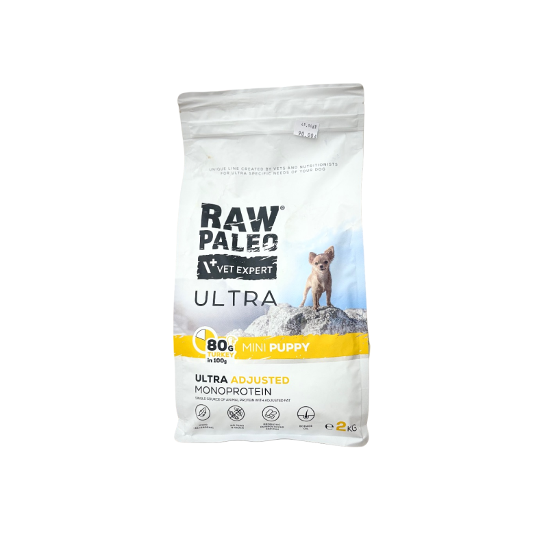 Raw Paleo Ultra Turkey Mini Puppy 2 kg | Raw Paleo