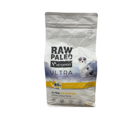 Raw Paleo Ultra Turkey Medium & Large Puppy 2 kg | Raw Paleo
