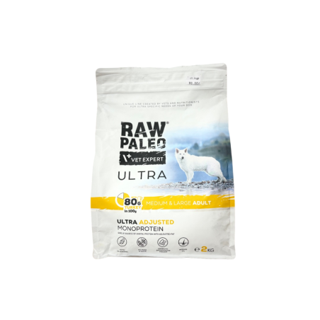 Raw Paleo Ultra Turkey Medium & Large Adult 2 kg | Raw Paleo