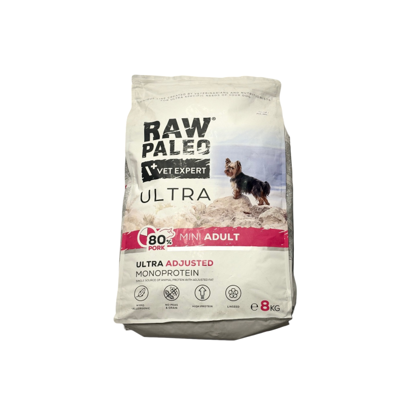 Raw Paleo Ultra Pork Mini Adult 8 kg | Raw Paleo