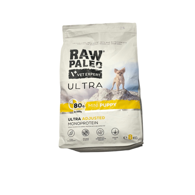 Raw Paleo Ultra Turkey Mini Puppy 8 kg | Raw Paleo