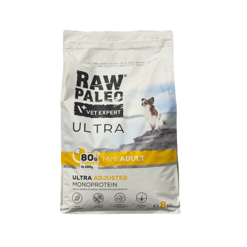 Raw Paleo Ultra Turkey Mini Adult 8kg | Raw Paleo