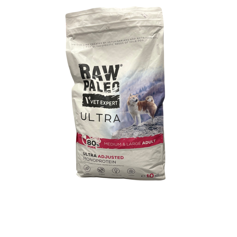 Raw Paleo Ultra Pork Medium & Large Adult 10 kg | Raw Paleo
