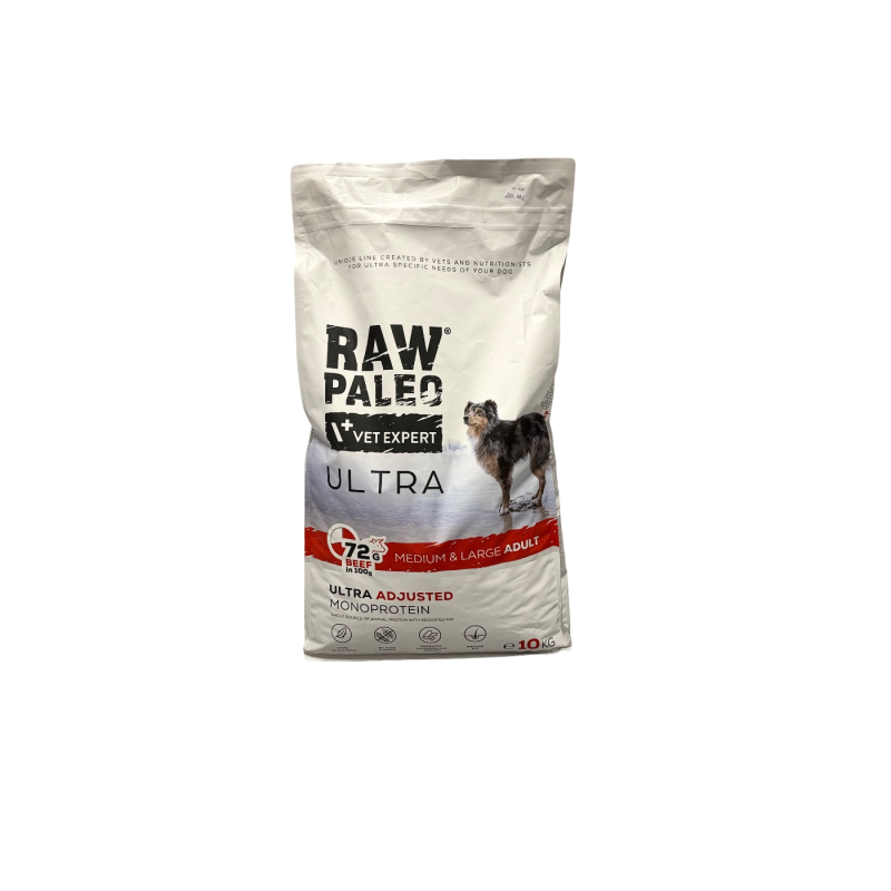 Raw Paleo Ultra Beef Medium & Large Adult 10 kg | Raw Paleo