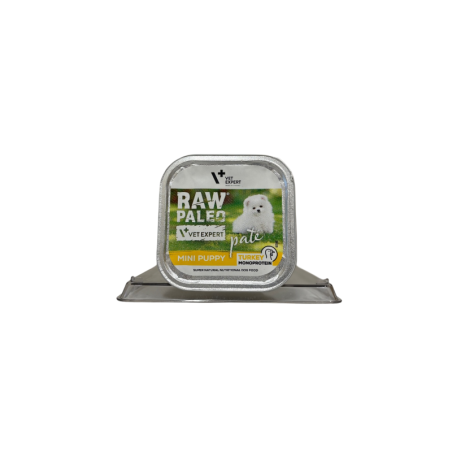 Raw Paleo Mini Puppy Pâté Turkey 150g | Raw Paleo