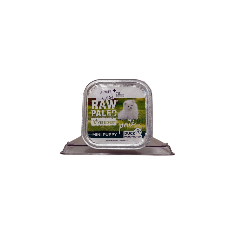 Raw Paleo Mini Puppy Pâté Duck 150g | Raw Paleo