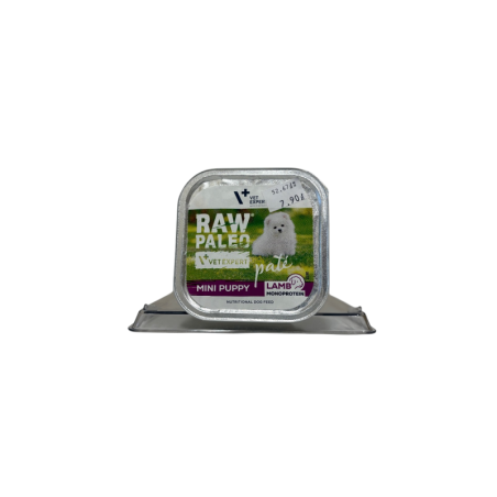 Raw Paleo Mini Puppy Pâté Lamb 150g | Raw Paleo