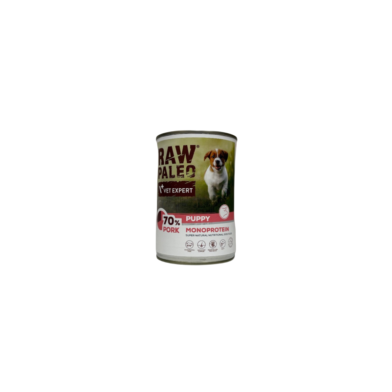 Raw Paleo Puppy Pork 400g | Raw Paleo
