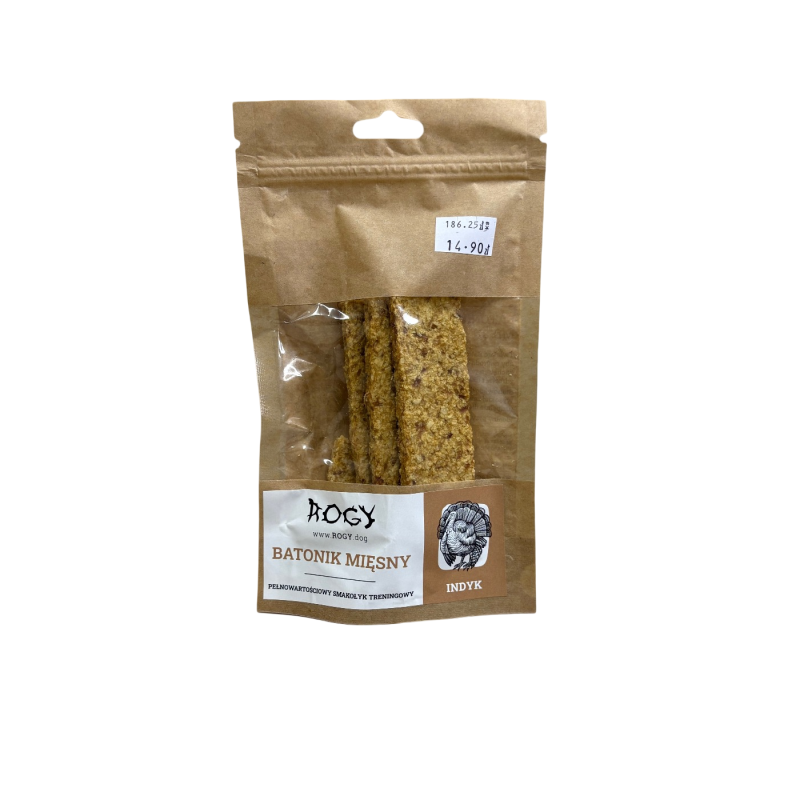 Rogy batonik mięsny indyk 80g | Rogy