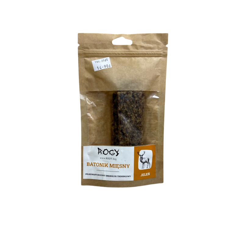 Rogy batonik mięsny jeleń 80g | Rogy