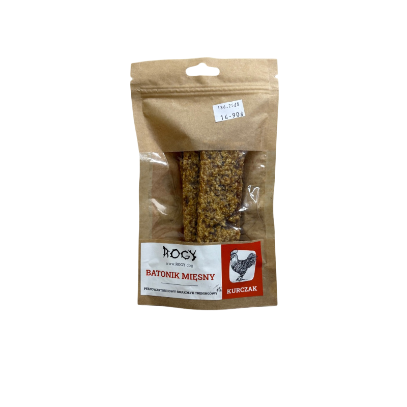 Rogy batonik mięsny kurczak 80g | Rogy