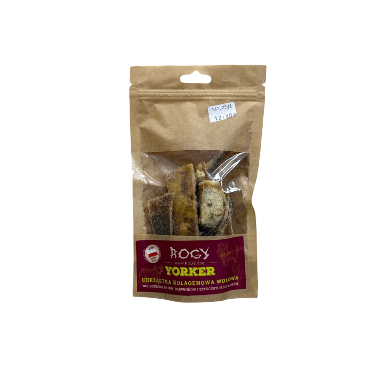 Rogy yorker chrząstka kolagenowa wołowa 80g | Rogy