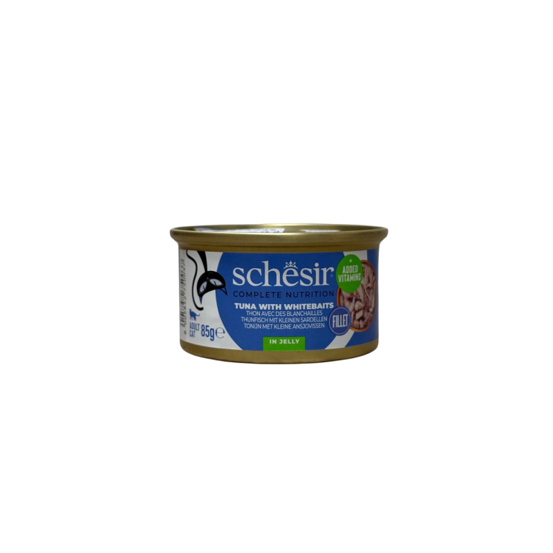Schesir Tuna with Whitebaits in Jelly 85g | Schesir