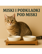 Miski i podkładki pod miski dla kota